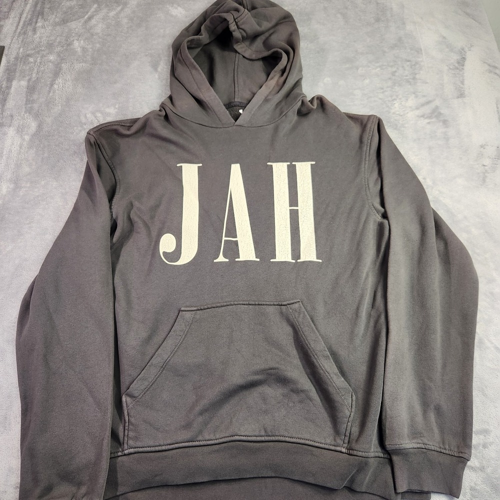 Alchemist Hoodie JAH Oversized Logo M Cotton Gray Grey Rock The Casbah 2018